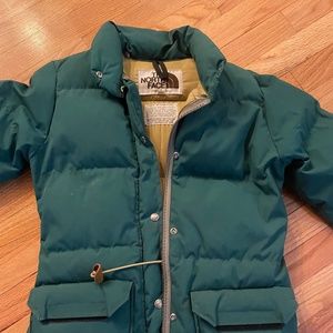VINTAGE North Face down jacket small
